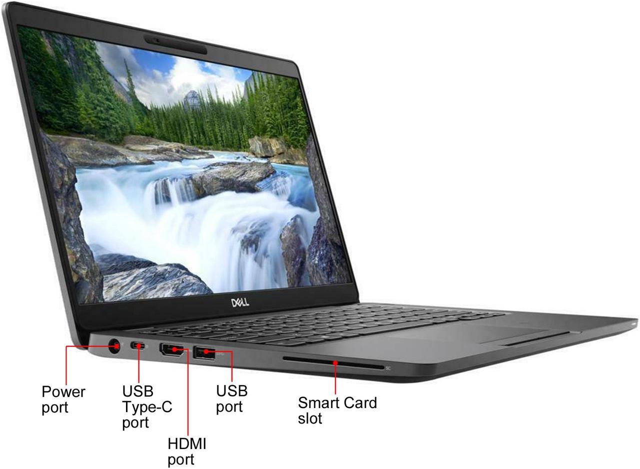 Dell Latitude 5300 - 13.3" FHD, Intel Core i7-8665U, 16GB RAM, 512GB SSD, Windows 10 Pro, Black (Renewed)