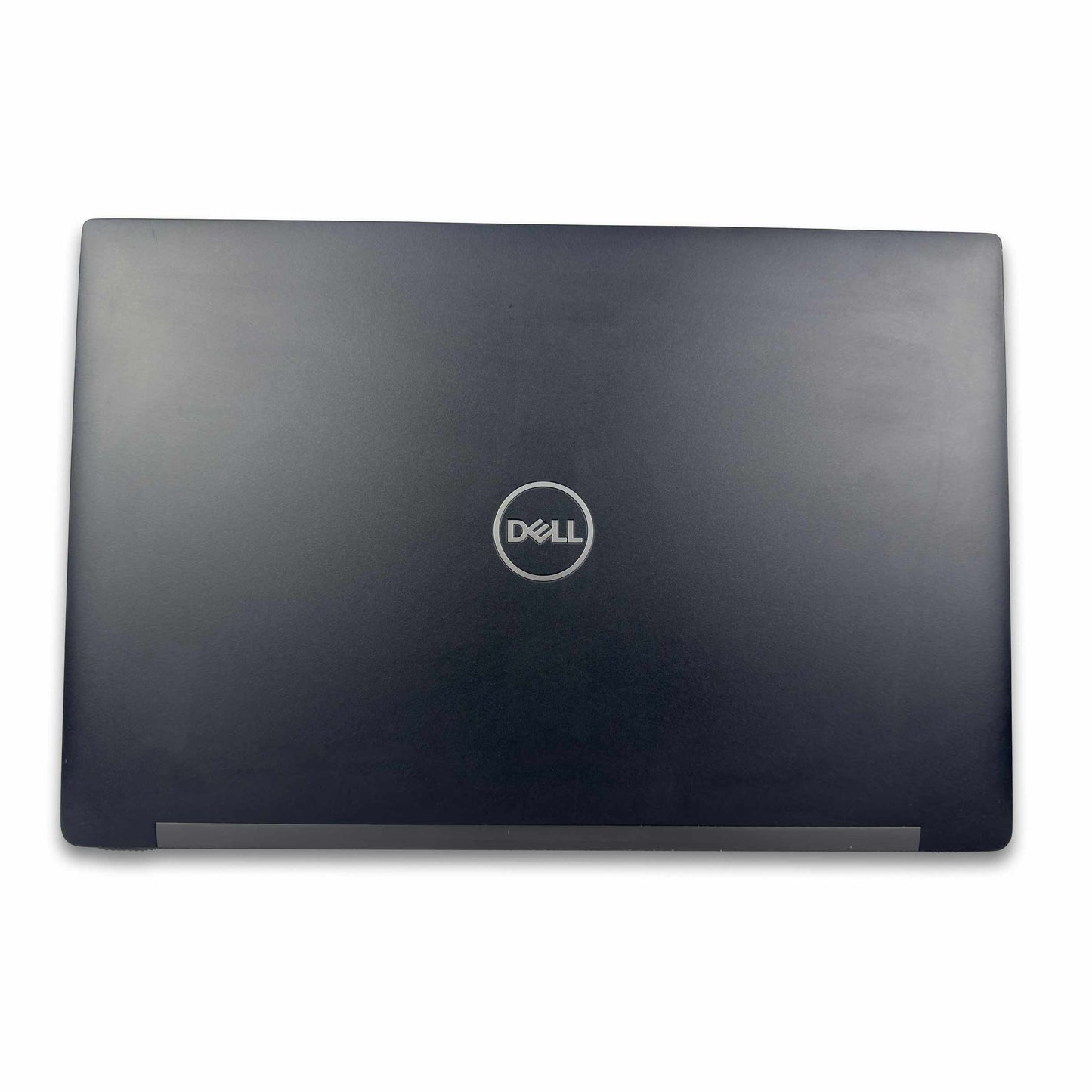 Top view of a Dell Latitude 7490 laptop, refurbished high-performance business laptop, available for purchase in UAE.