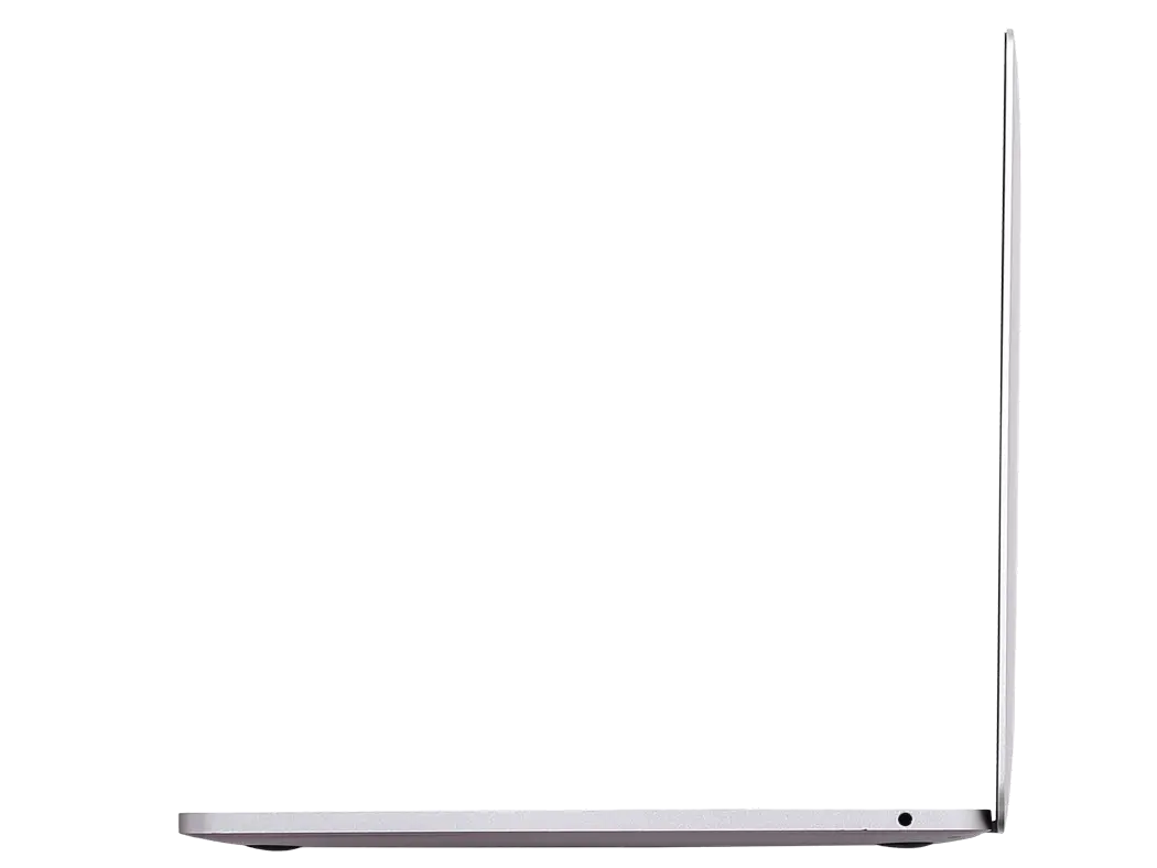 Side view of Apple MacBook A1708 (2017) with 13.3" Retina Display, Intel Core i5, 8GB RAM, 256GB SSD, in Space Gray (Renewed)