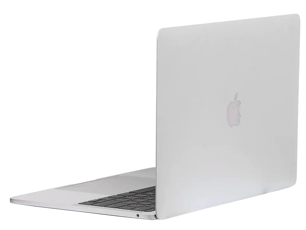 Space Gray Apple MacBook A1708 (2017) - 13.3" Retina Display, 8GB RAM, 256GB SSD, back view - Buy best MacBook UAE at reasonable price