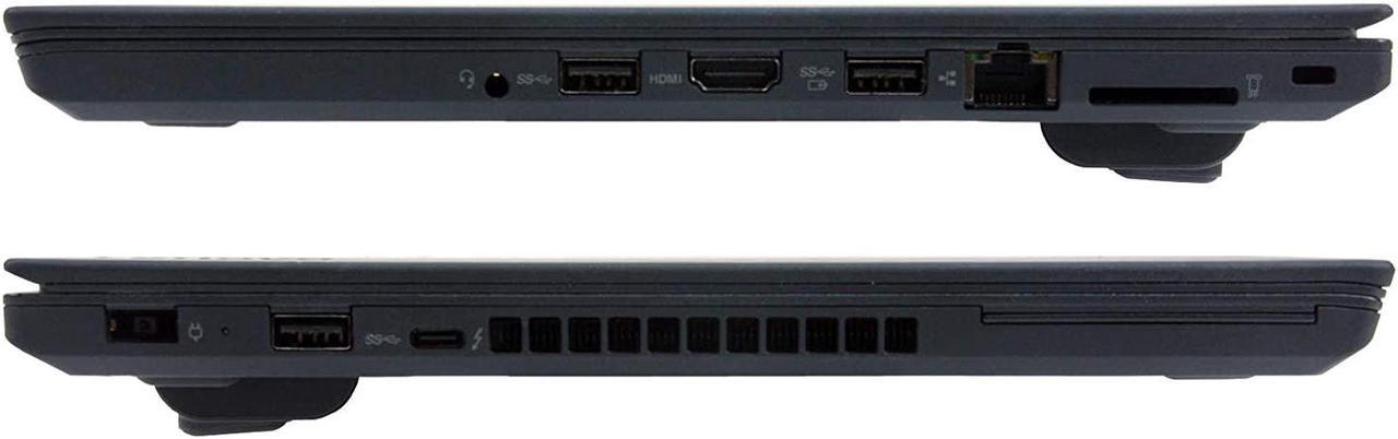Lenovo ThinkPad T470 - 14" HD, Intel i5-7300U, 8GB RAM, 256GB SSD, Windows 10 Pro, Black (Refurbished)