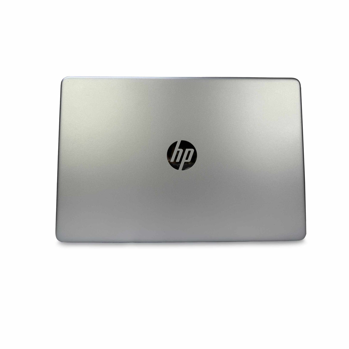 HP 15t-dw300 refurbished laptop top view - silver design, available in UAE, Dubai, Sharjah