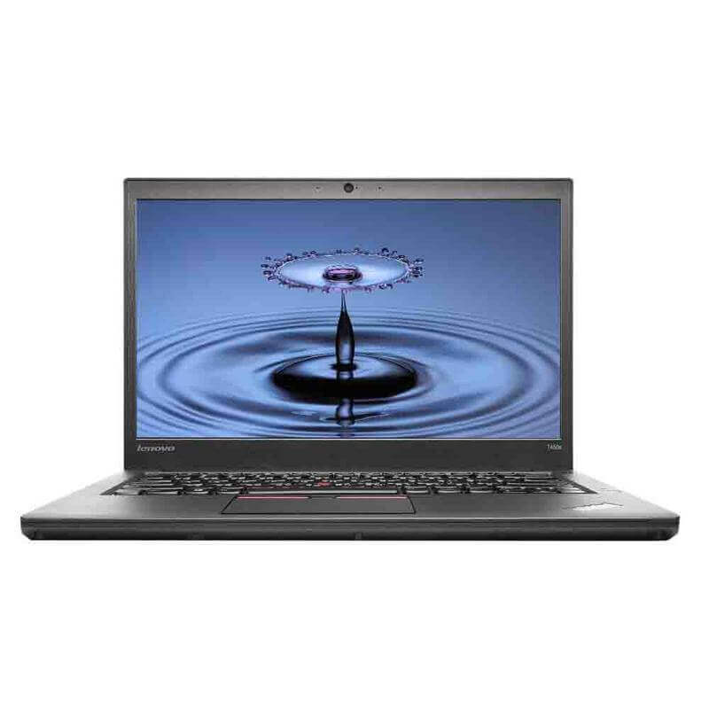 Refurbished Lenovo ThinkPad T450 - 14" HD, Intel i5-5300U, 8GB RAM, 256GB SSD, Windows 10 Pro, Black - Buy Refurbished Laptops UAE