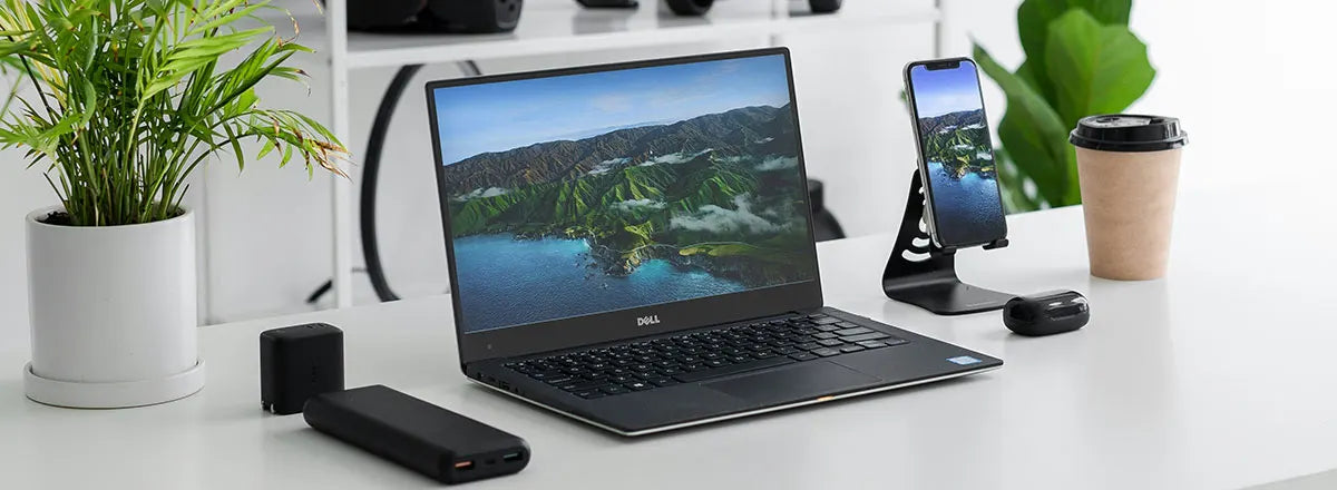 Sleek and lightweight ultrabook with a slim profile, high-resolution display, and powerful performance for on-the-go productivity