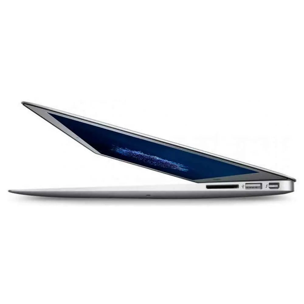 Side view of a Apple macbook air 1466 on a white background