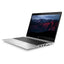 Laptop with a scenic display on a white background