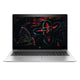 Laptop with a colorful leaf design on the screen against a white background
