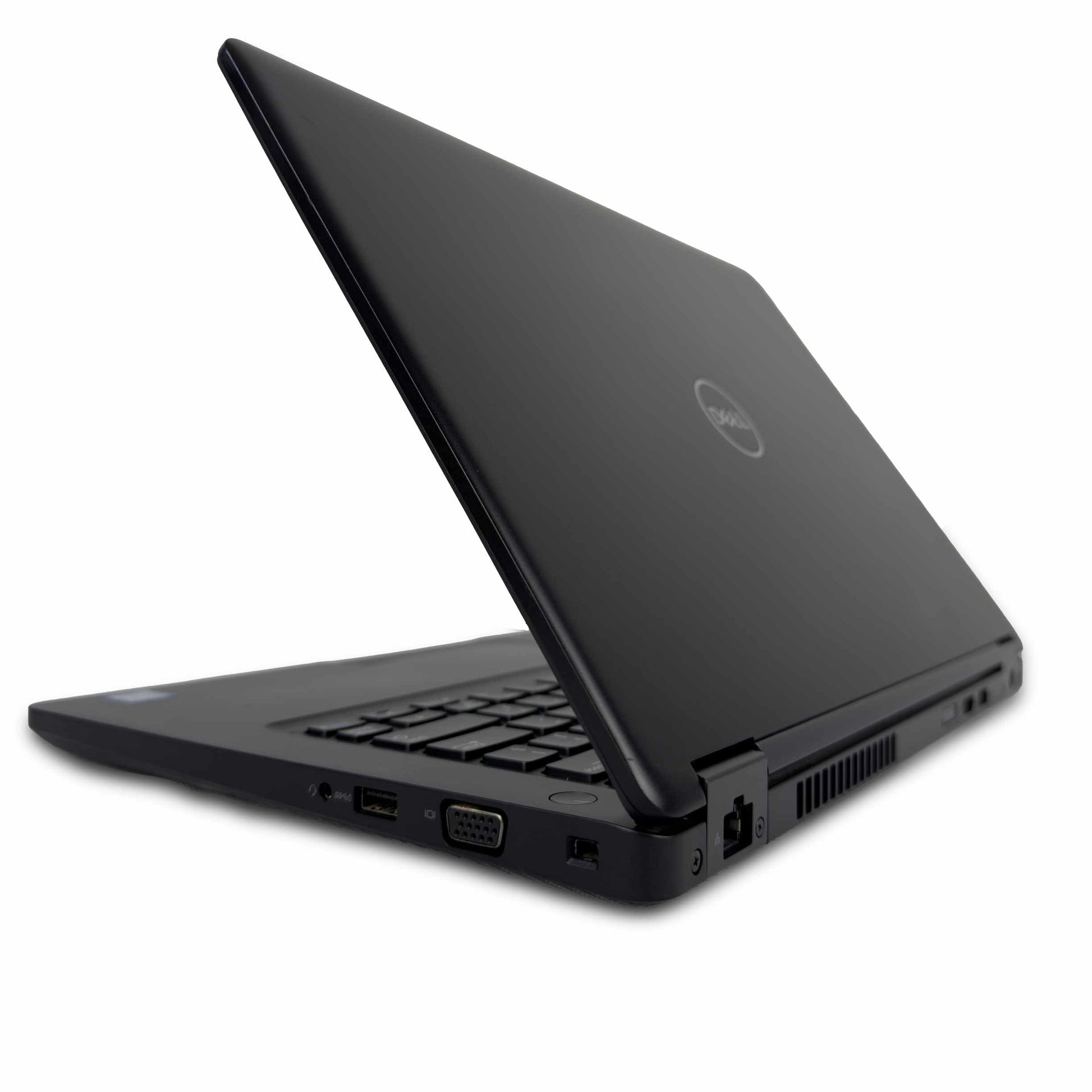 Dell Latitude 5490 laptop, 14" FHD, Intel Core i5-8350U, 8GB RAM, 256GB SSD, Windows 10 Pro, black, renewed, refurbished laptops Dubai