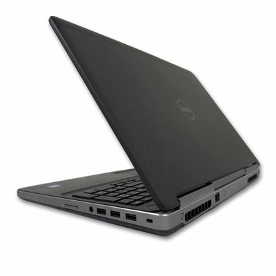 Dell Precision 7520 back view - 15.6" FHD display, Intel Core i7, 16GB RAM, 512GB SSD, Radeon Graphics - refurbished laptop in Dubai