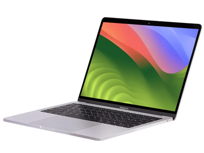 Apple MacBook A1708 (2017) 13.3" Retina Display, Intel Core i5, 8GB RAM, Space Gray laptop shown open on a white background.