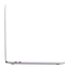 Side view of an open Apple MacBook Pro A2159 (2019), 13.3" Retina display, Intel Core i5, 8GB RAM, 256GB SSD, Silver, refurbished, available in UAE