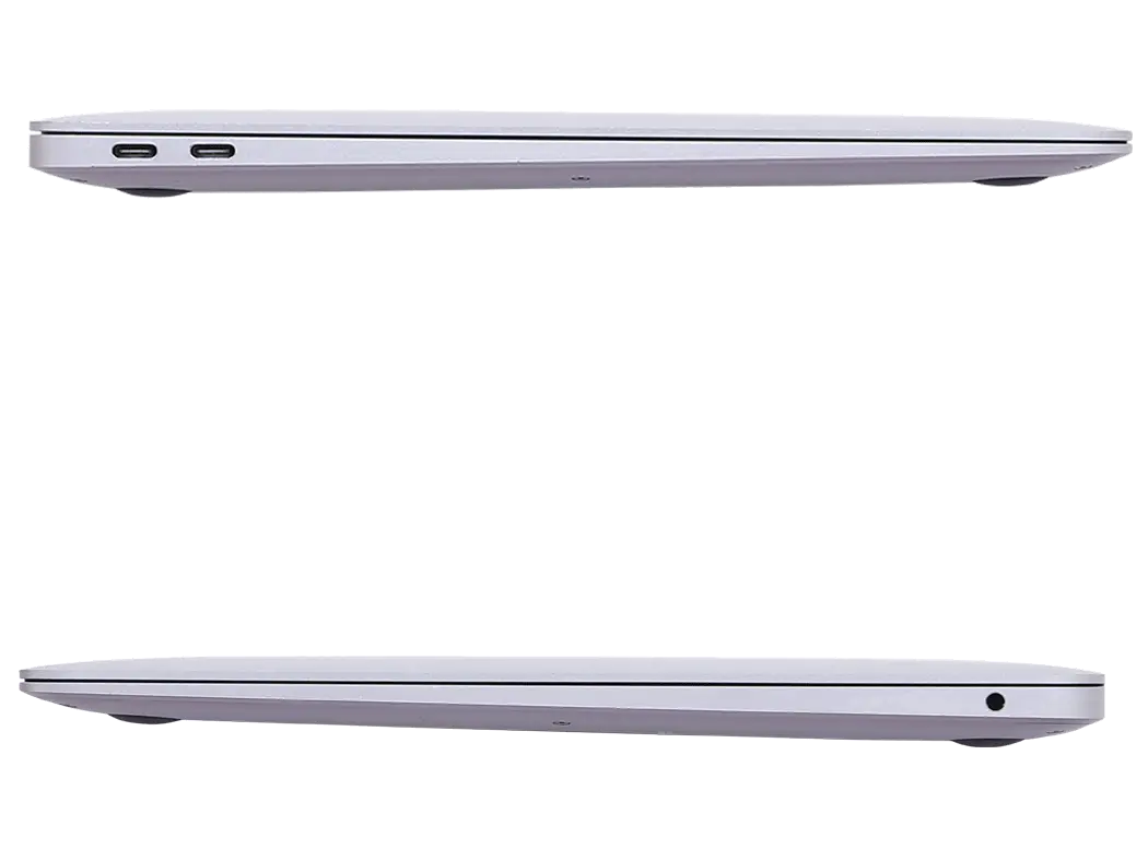 Slim side view of Apple MacBook Pro A2159 (2019) showing ports and sleek design, available in UAE at a reasonable price.