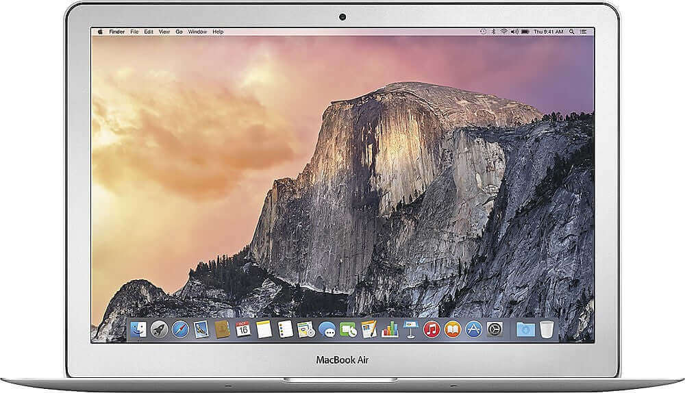 Apple MacBook Air A1466 (2014) - 13.3" HD, Intel Core i5, 8GB RAM, 256GB SSD, macOS, Silver, Renewed - Buy refurbished laptops UAE