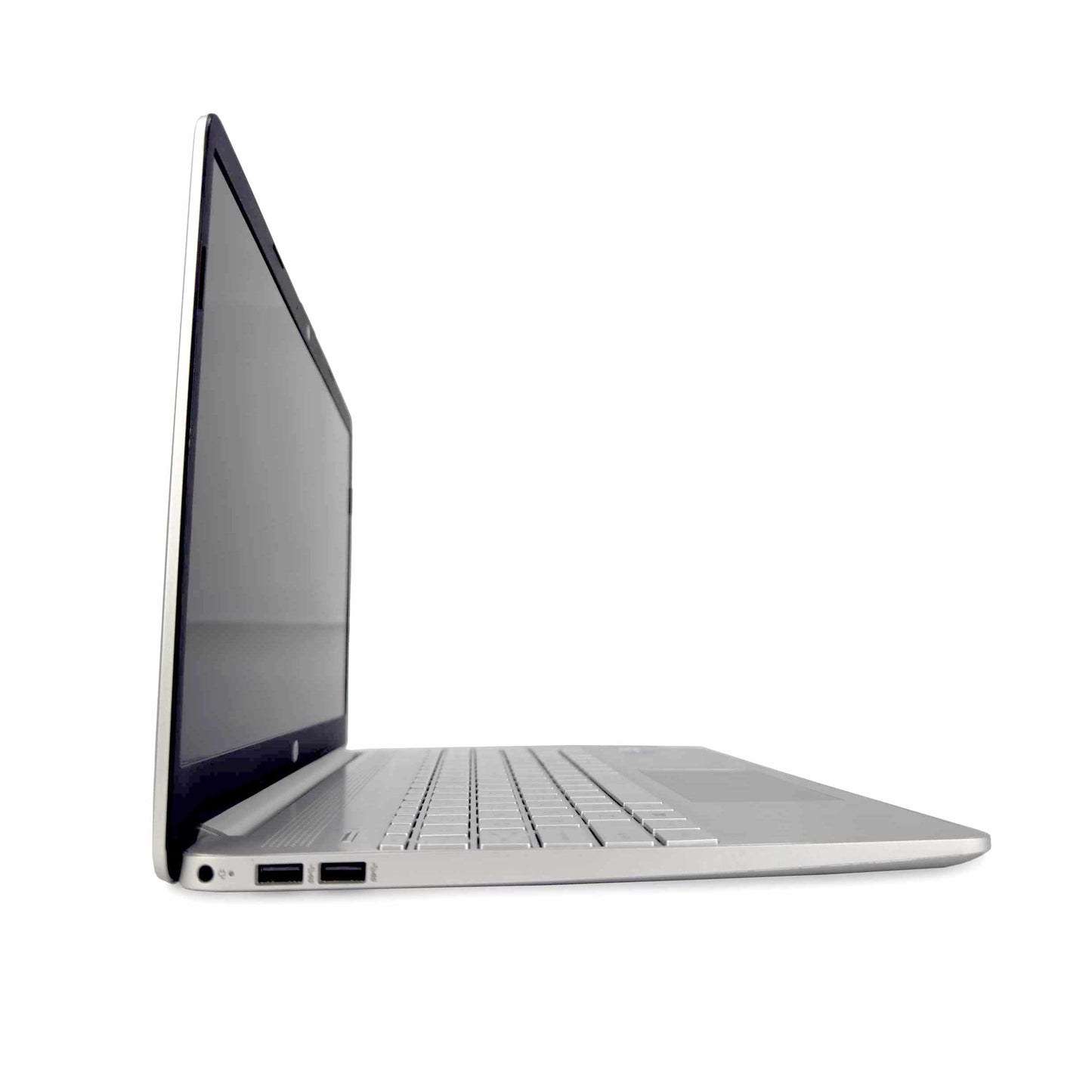 Side view of HP 15-dy2089ms refurbished laptop with Intel Core i7, 16GB RAM, 512GB SSD, 15.6-inch FHD screen in UAE, Dubai, Sharjah.