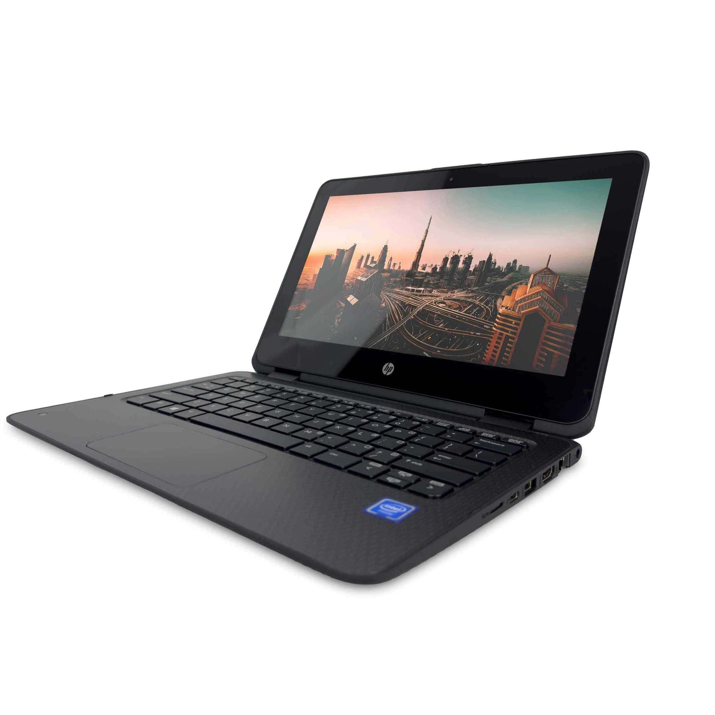 Refurbished HP ProBook x360 11 G1 laptop with Intel Pentium N4200, 4GB RAM, 128GB eMMC, HD display, available in UAE, Dubai, Sharjah.