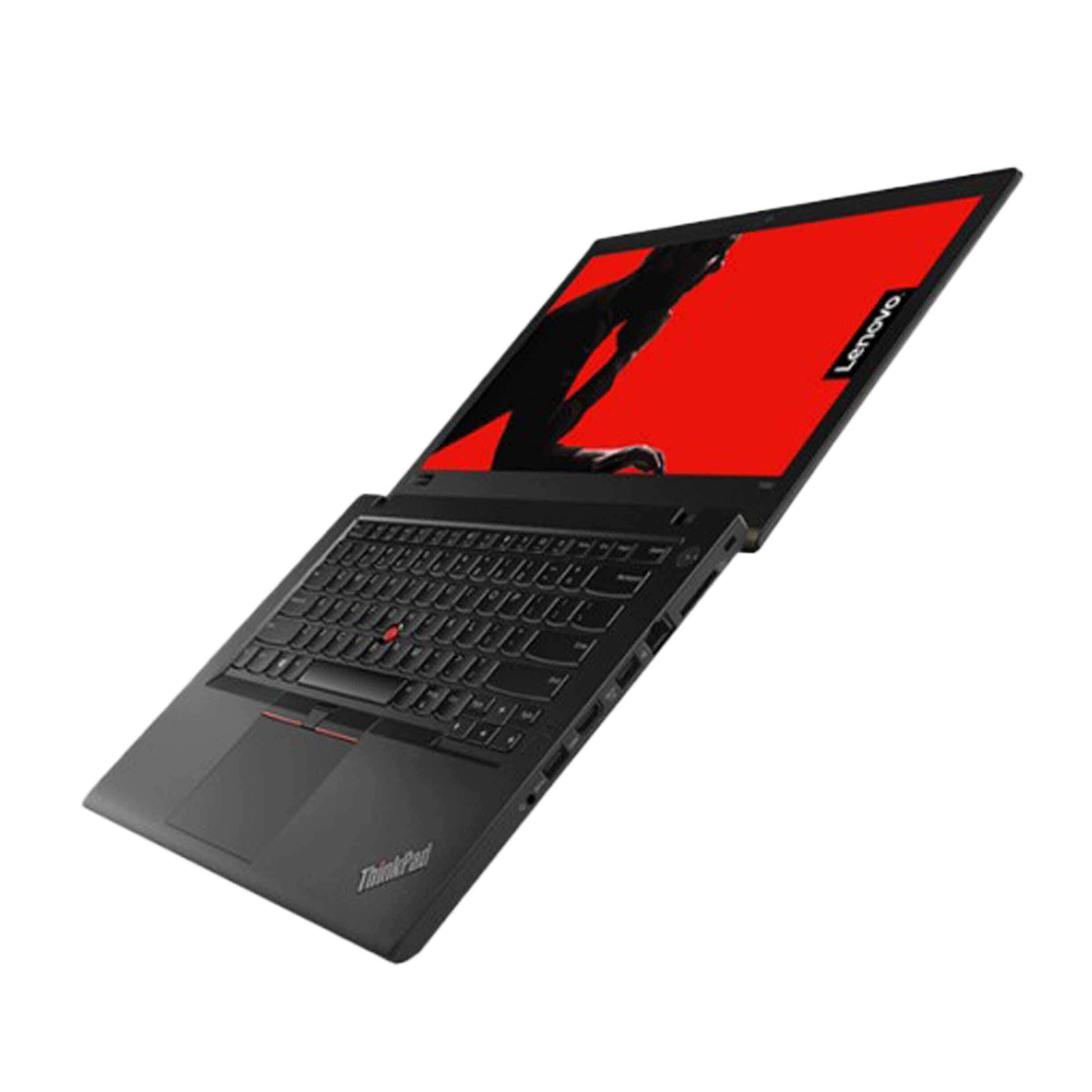 Lenovo ThinkPad T480 14" HD refurbished business laptop, Intel i7-8550U, 8GB RAM, 256GB SSD, Windows 10 Pro, black - Second Hand Laptops UAE