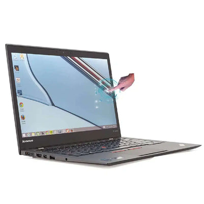 Lenovo ThinkPad X1 Carbon Gen 2 laptop with 14" HD display and touch feature, Intel i7, 8GB RAM, 256GB SSD, refurbished, black, Dubai