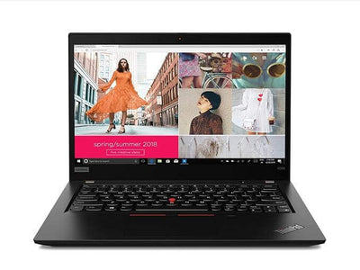 Lenovo ThinkPad X390 Yoga 13.3" Touchscreen Laptop - Refurbished Black Model Displaying Fashion Content