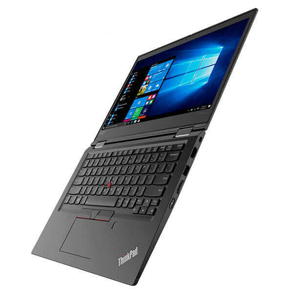 Lenovo ThinkPad X13 Yoga 13.3" Touchscreen Intel i7 refurbished laptop in black, available in Dubai.