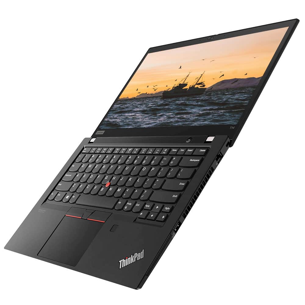 Lenovo ThinkPad T14 Gen 1 - Intel Core i7-10510U, 16GB RAM, 256GB SSD, 14" FHD Display, Black (Renewed)