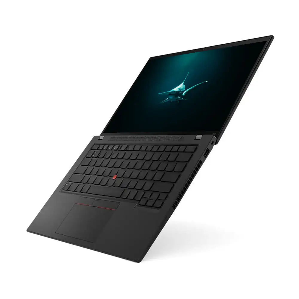Lenovo ThinkPad T14 Gen 4 black laptop open display